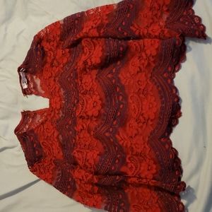 *Last Chance* Lace Crop Top